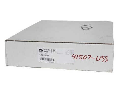 BOX OF 50 NEW ALLEN BRADLEY 1492-EBP6T END BARRIERS SER. A