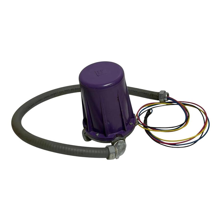 Used Honeywell C7061A Dynamic Self-Check Ultraviolet UV Flame Detector Purple Peeper