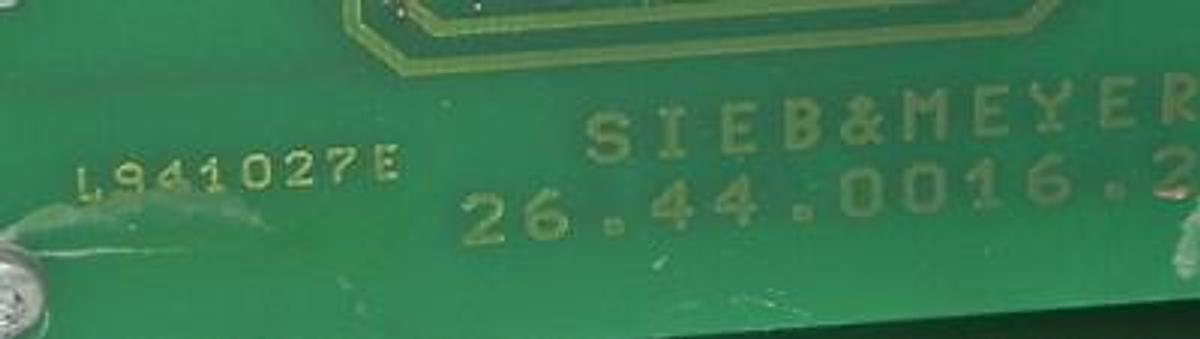 Used SINUDYN SIEB & MEYER 26.44.0007.4 BRUSHLESS MOTOR SYSTEM 26.44.0016.2 TYPE: M