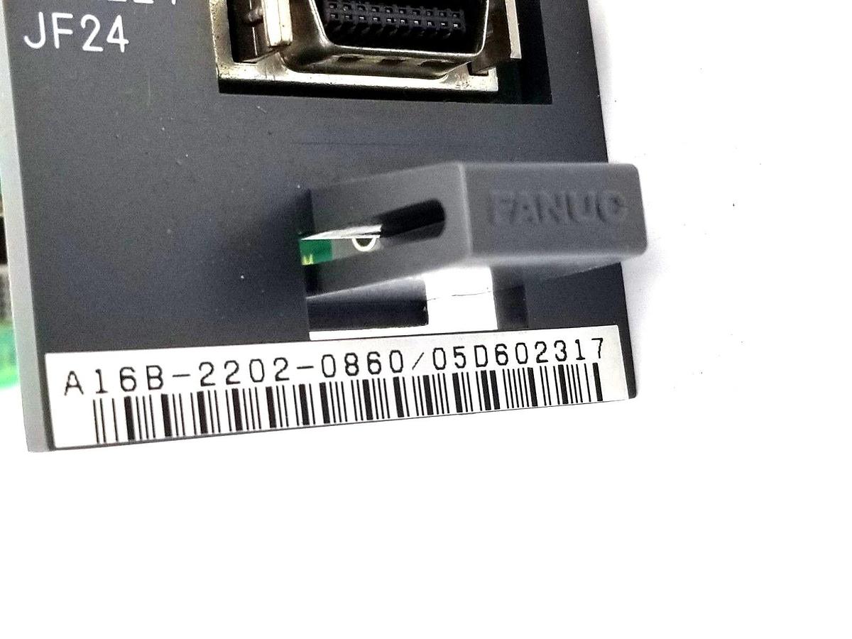 Used FANUC A16B-2202-0860 / 05D 18B 4 AXIS MAIN CPU BOARD A16B2202086005D W/MODULES