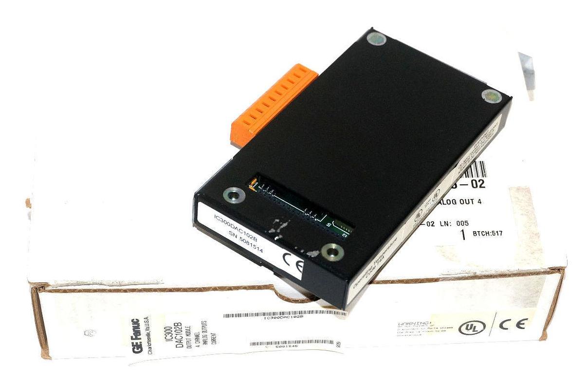 Used GE FANUC IC300DAC102B ANALOG OUTPUT MODULE IC300DAC102