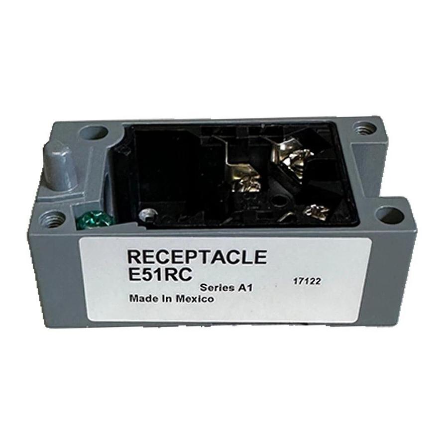 Used NEW EATON CUTLER-HAMMER E51RC LIMIT SWITCH RECEPTACLE 3-WIRE AC SERIES A1
