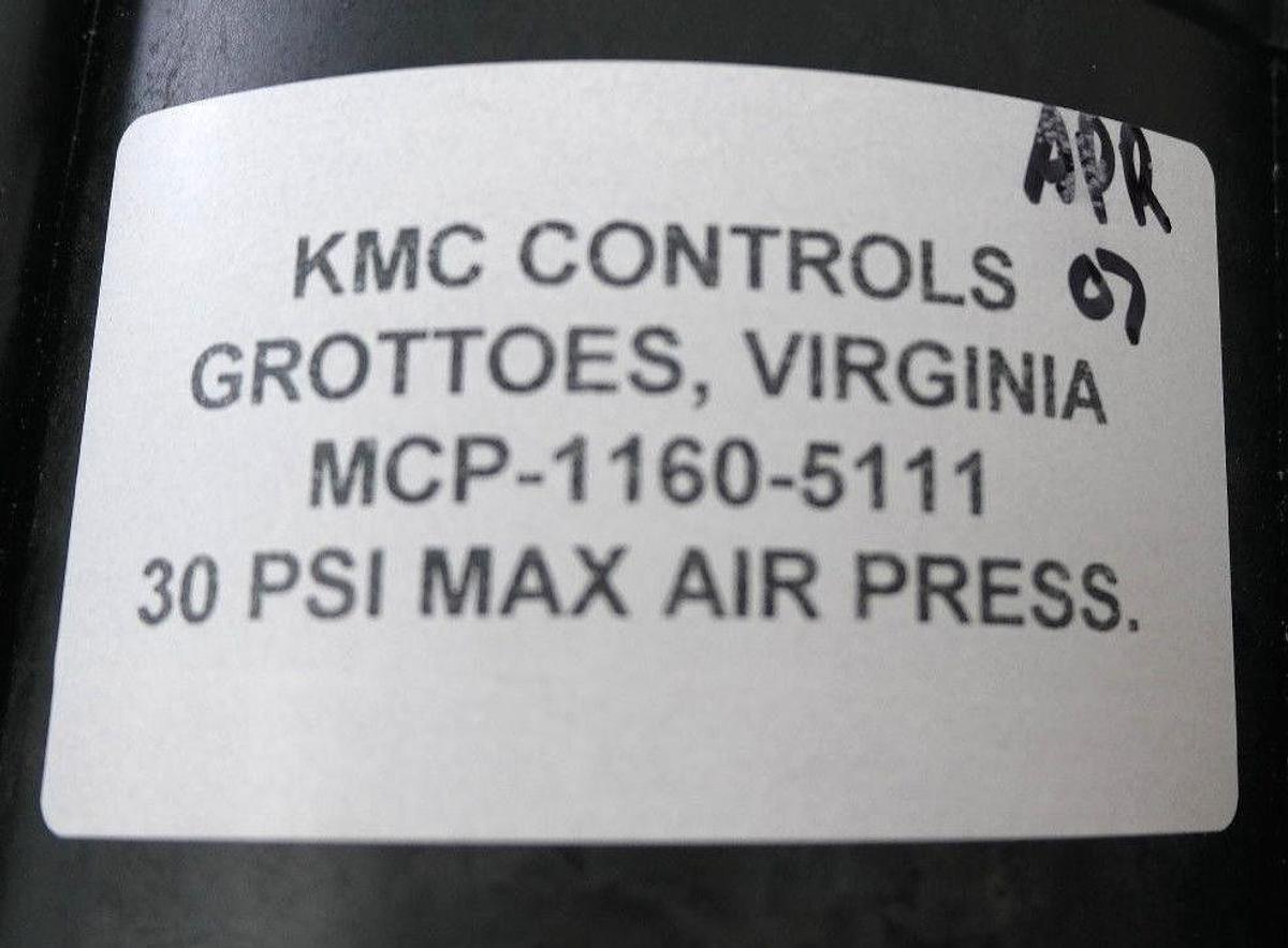 Used LOT OF 2 KMC CONTROLS MCP-1160-5111 6" PNEUMATIC DAMPER ACTUATORS W/ DIAPHRAGM