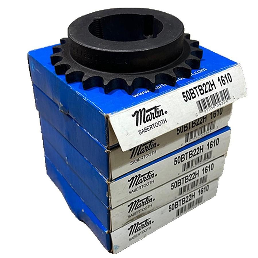 Used 5 NEW MARTIN 50BTB22H 1610 / 50BTB22H1610 SABERTOOTH SPROCKETS 22 TEETH