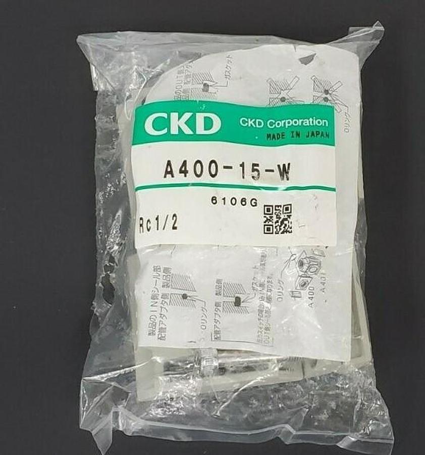 Used NEW CKD A400-15-W PIPING ADAPTER SET A40015W