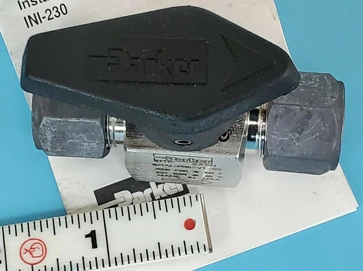 Used NIB PARKER 8Z-PR6-VT-SS PLUG VALVE 8ZPR6VTSS