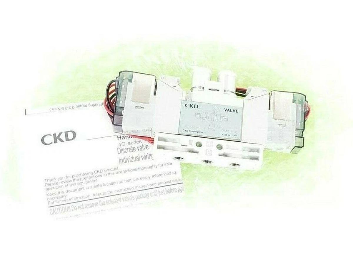 Used NIB CKD 4GA120R-C6-A-3 VALVE DC24V 4GA120RC6A3