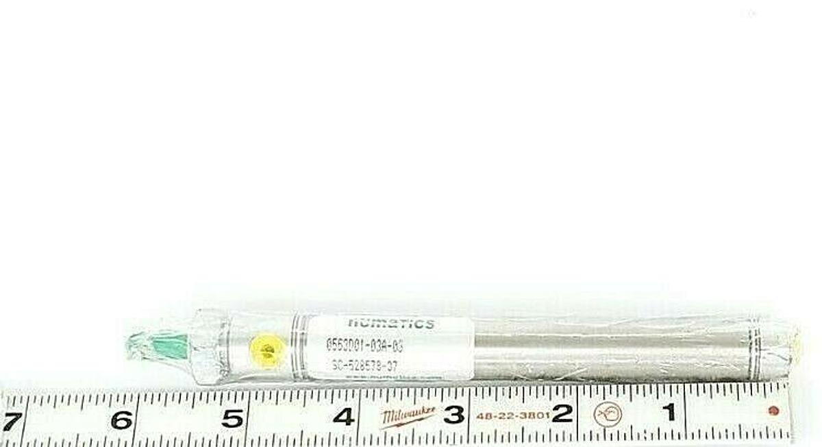 Used NEW NUMATICS 0563D01-03A-03 CYLINDER 9/16" BORE 3" STROKE