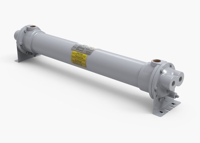Used AMERICAN INDUSTRIAL SAE-703-B4-FP-STS-SB Heat Exchanger w/316SS Tubing/Bonnets