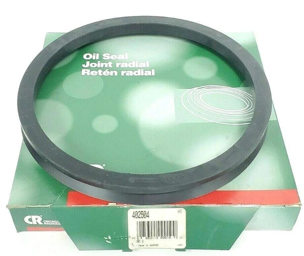 Used NIB CHICAGO RAWHIDE 402504 OIL SEAL V-RING RUBBER 235X265X225MM