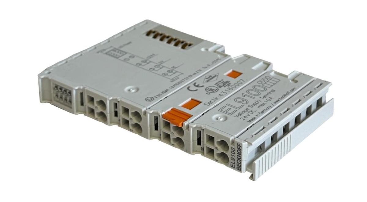 Used NEW BECKHOFF EL9100 I/O SERIES VOLTAGE SUPPLY TERMINAL 24VDC 10A OEM