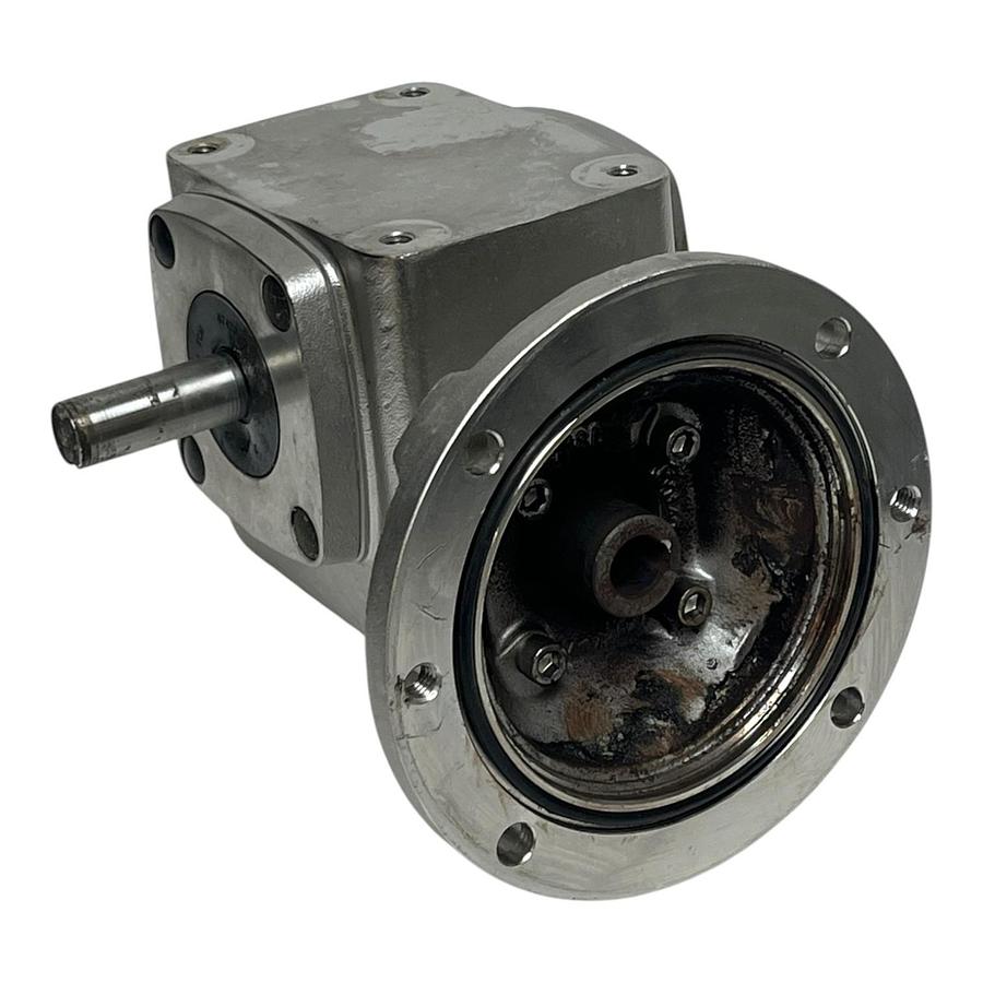 Used Boston Gear SSF715-30K-B5-JS1 Stainless Worm Gear Speed Reducer 30:1