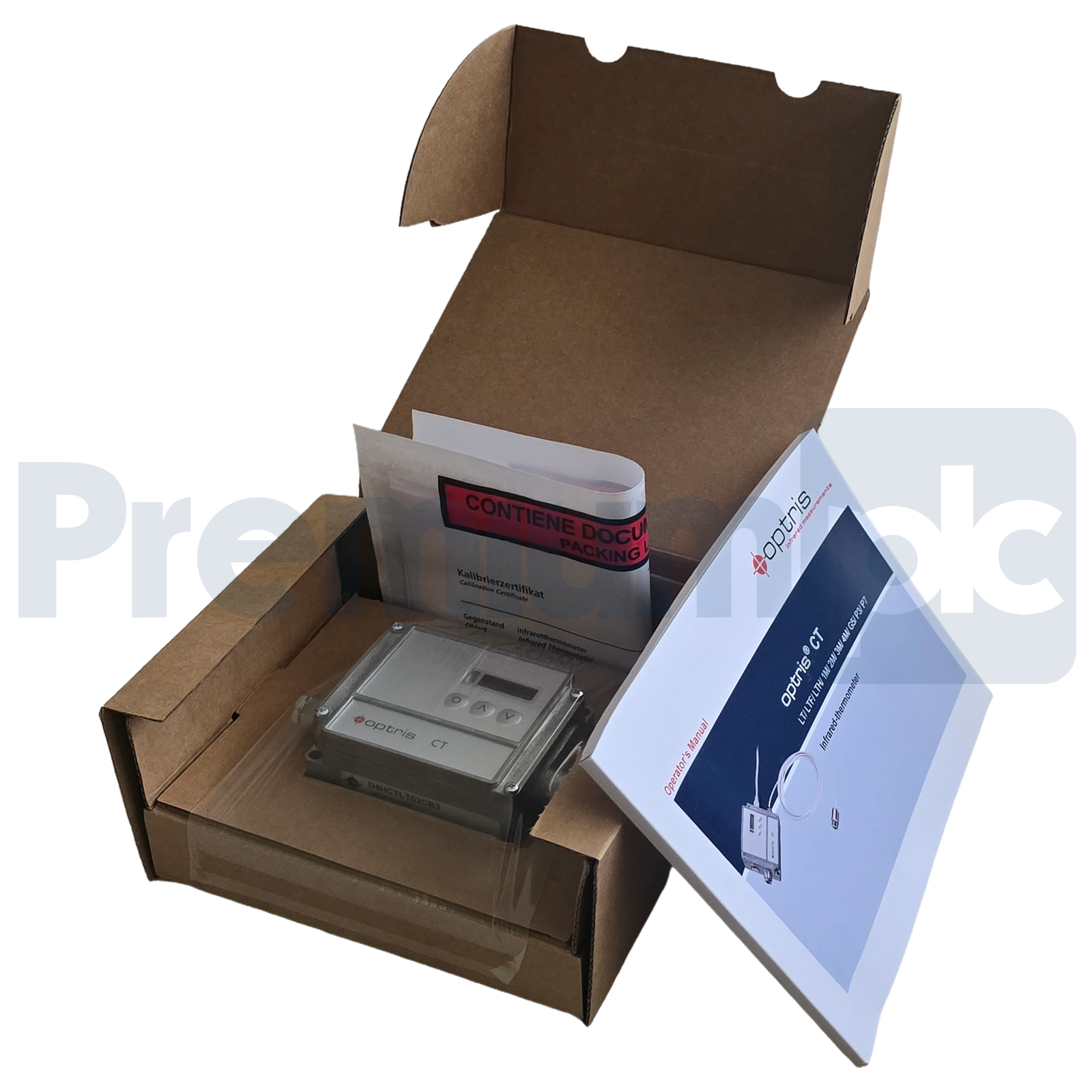 Used Optris D4HCTLT02CB3 CT LT Infrared Thermometer Pyrometer Cal. OPTCTL2MHSF NSMP