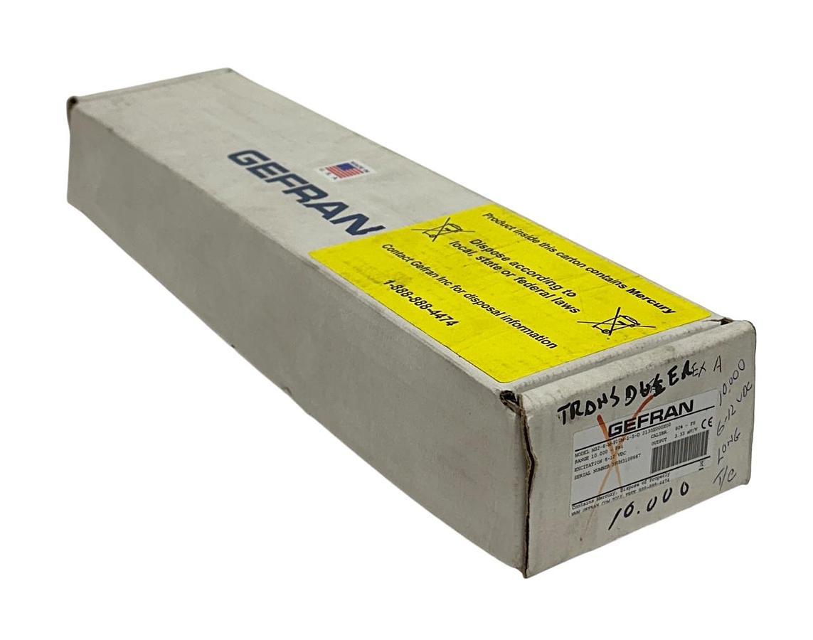 Used Gefran M32-6-M-P10M-1-5-D 2130X000X00 Melt Pressure Transducer F041950 NSMP