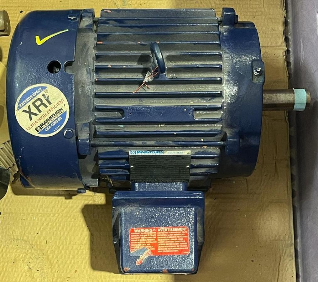 Used Marathon Electric 8H 213TTFS6526FV Blue Max 7.5HP 1000:1 Inverter Duty Motor
