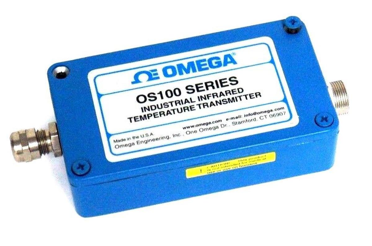 Used OMEGA OS100 SERIES INDUSTRIAL INFRARED TEMPERATURE TRANSMITTER USED