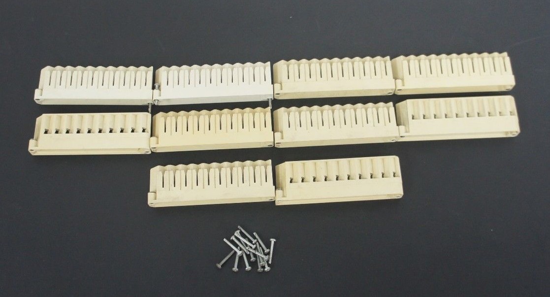 Used LOT OF 10 MODICON MA-8202-002 TERMINAL BLOCKS 10A, 300V, MA8202002