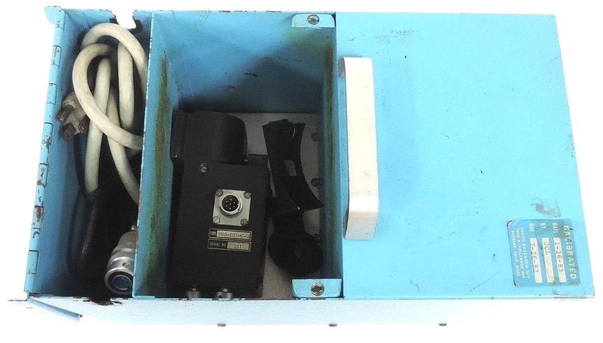 Used SPECTRA FILM GATE PHOTOMETER W/ CONTINUOUS PRINTER PROBE 900-BH-C-3 & BRACKETS