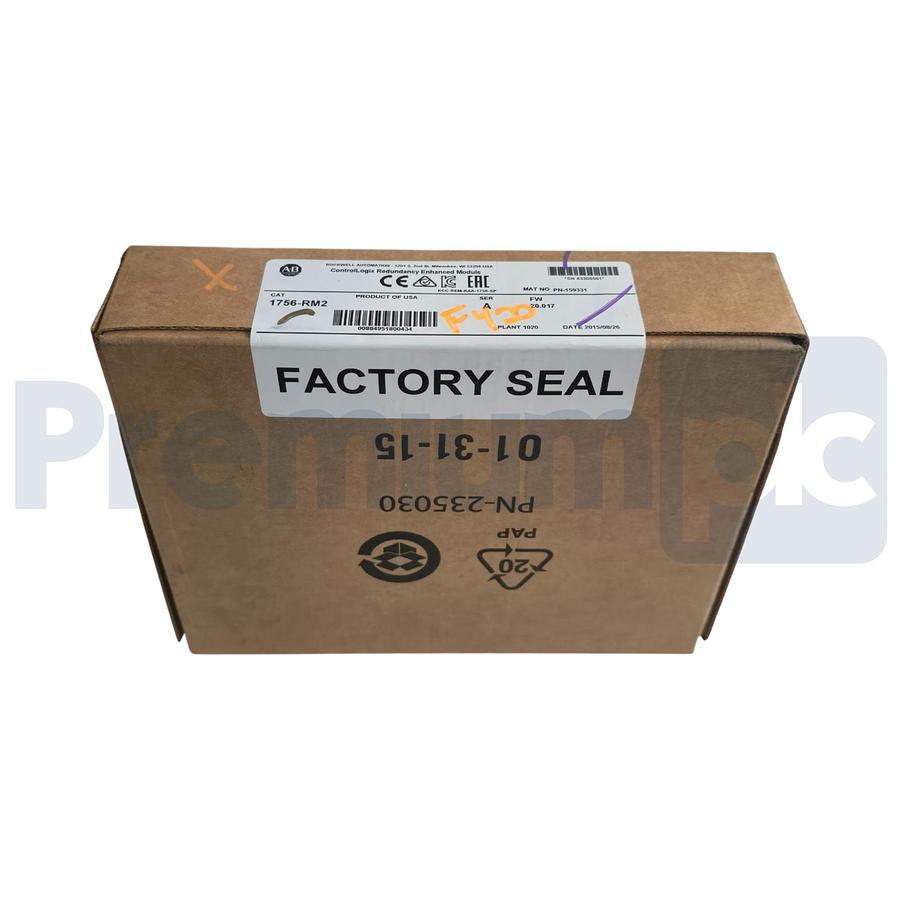 Used ALLEN BRADLEY 1756-RM2 /A FW 20.017 ControlLogix REDUNDANCY MODULE (read)
