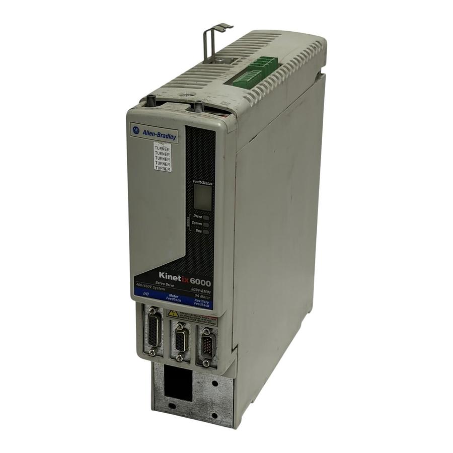 Used Allen-Bradley 2094-BM01 Kinetix 6000 9A Axis Module Damaged Plastic
