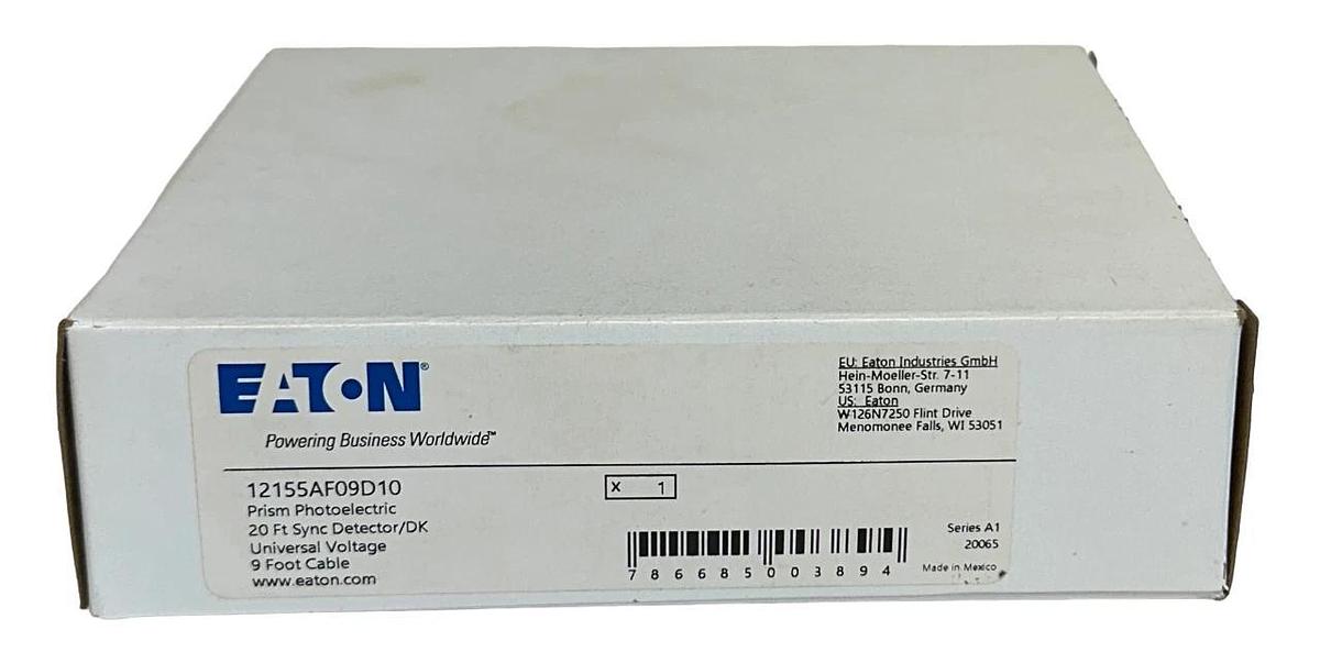 EATON 12155AF09D10 PRISM PHOTOELECTRIC 20FT SYNC DETECTOR/DK 9FT CABLE NSMP