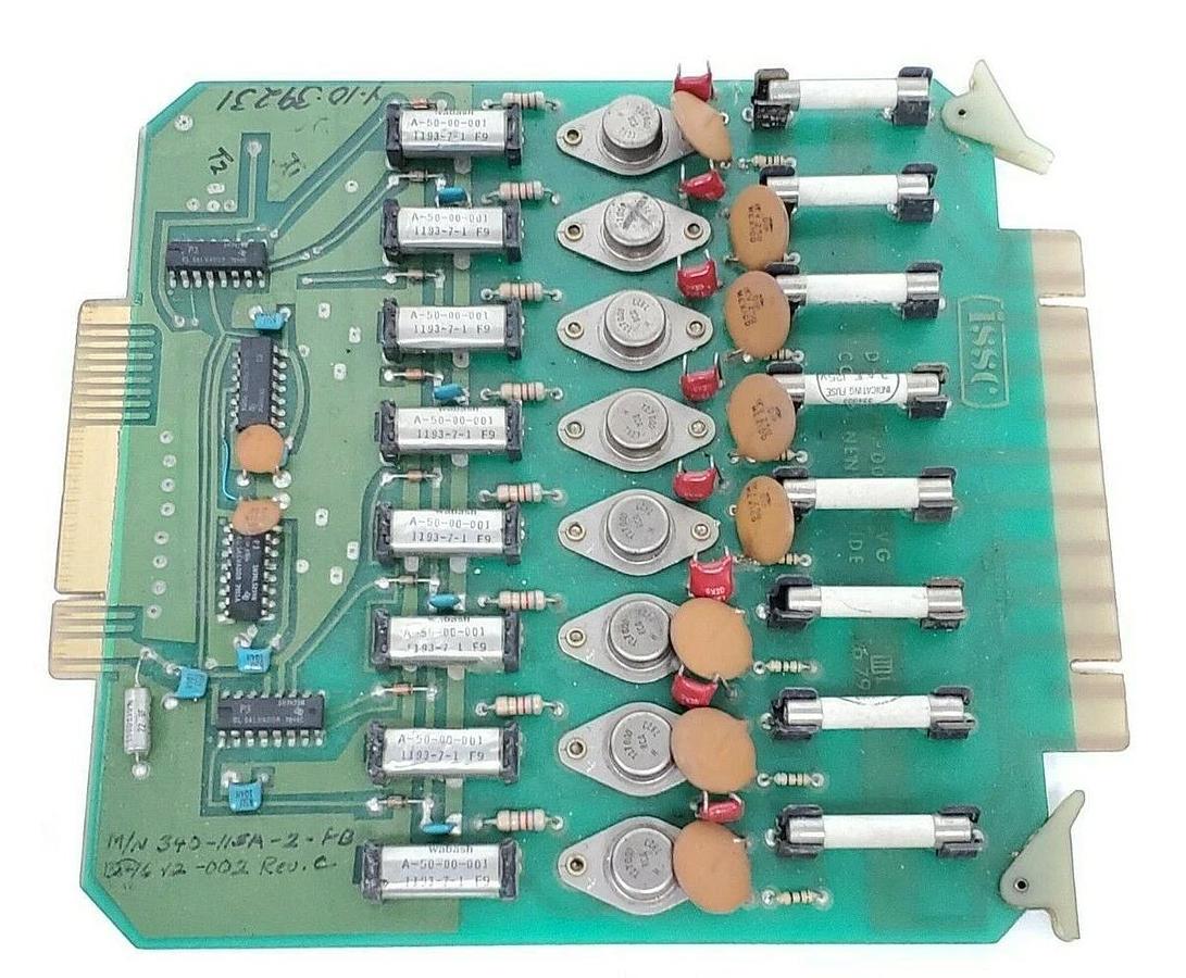 Used ISSC D-16-09-002 REV. G RELAY BOARD D1609002