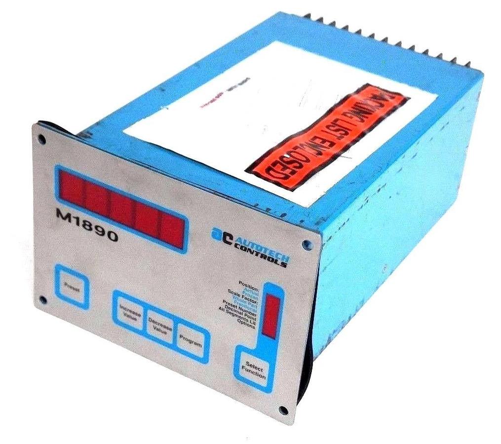 Refurbished REPAIRED AUTOTECH CONTROLS SAC-M1890-R1PB PROGRAMMABLE POSITION TRANSDUCER M1890
