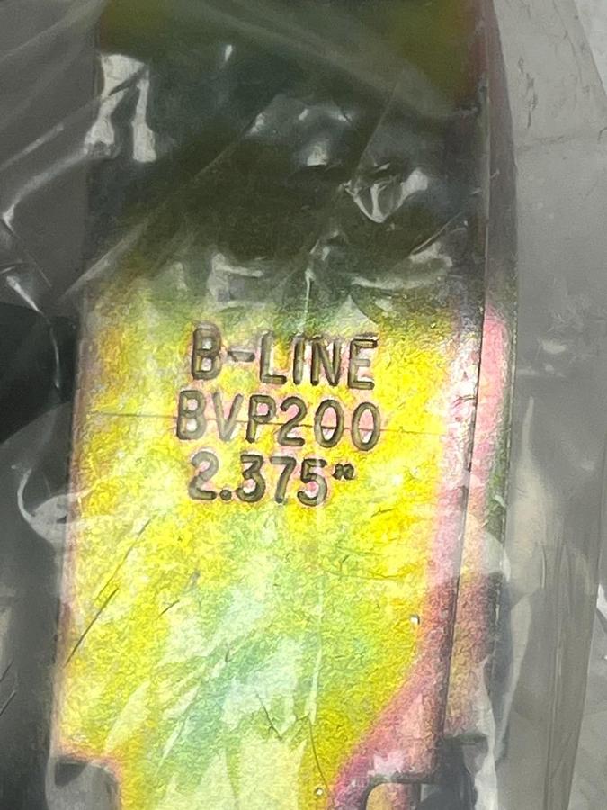 Used B-Line BVP200 SS 2" Rigid Conduit Clamp 2.375" OD Stainless Steel 304 VibraClamp