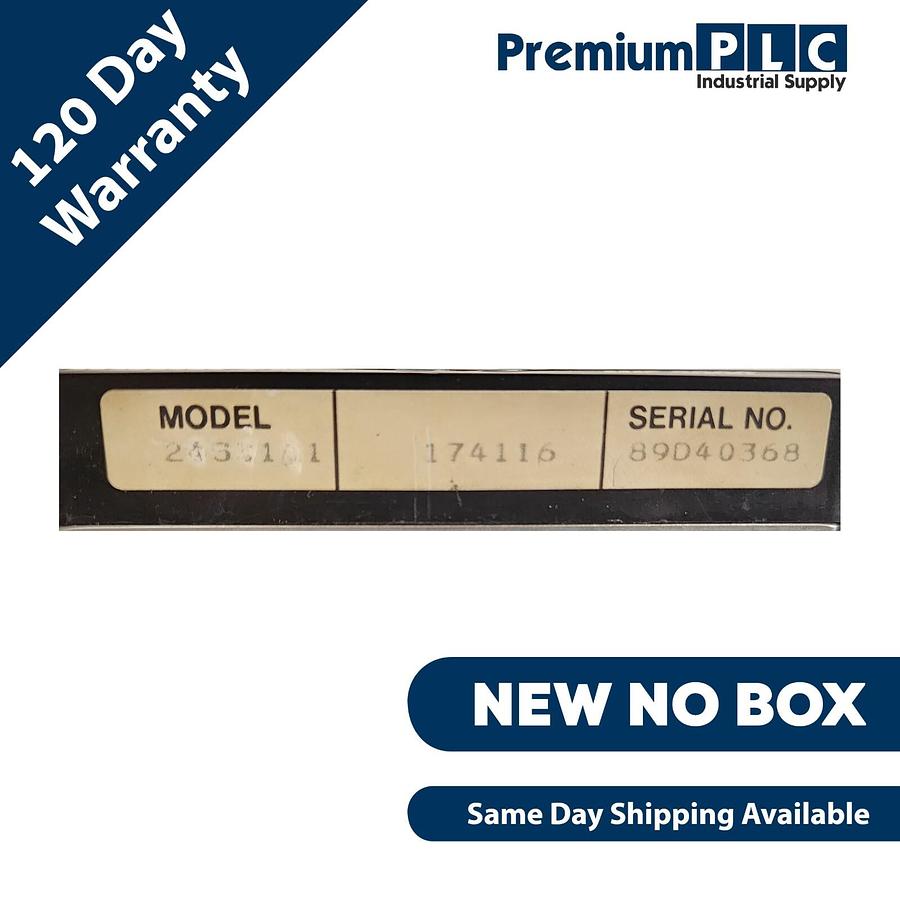 Used NEW PARTLOW CAPP/USA 2433101 MIC 2000 TEMPERATURE CONTROLLER 22058 CTC333097