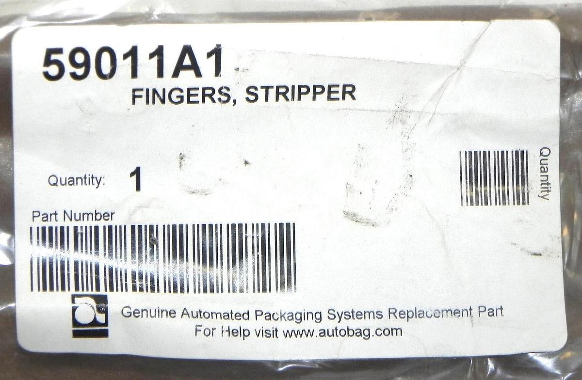 Used NEW AUTOMATED PACKAGING SYSTEMS 59011A1 FINGERS,STRIPPER