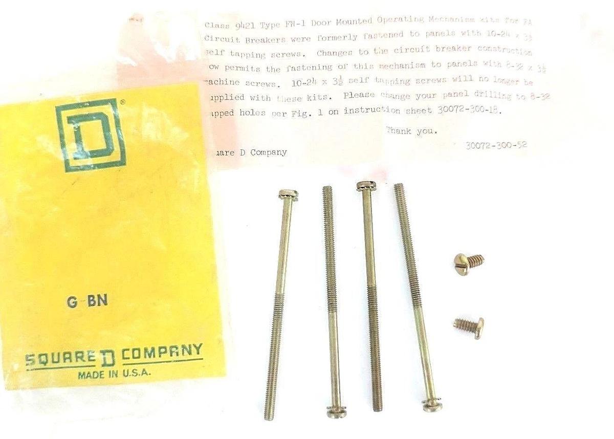NEW SQUARE D G BN HARD WARE KIT, GBN