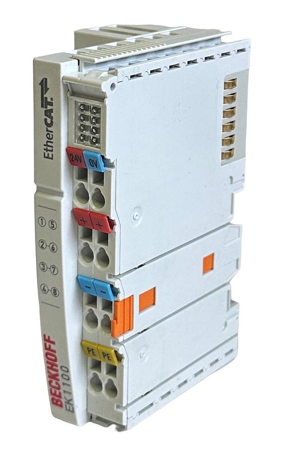Used NEW BECKHOFF EK1100-0000 / EK1100 EtherCAT COUPLER MODULE 24VDC OEM
