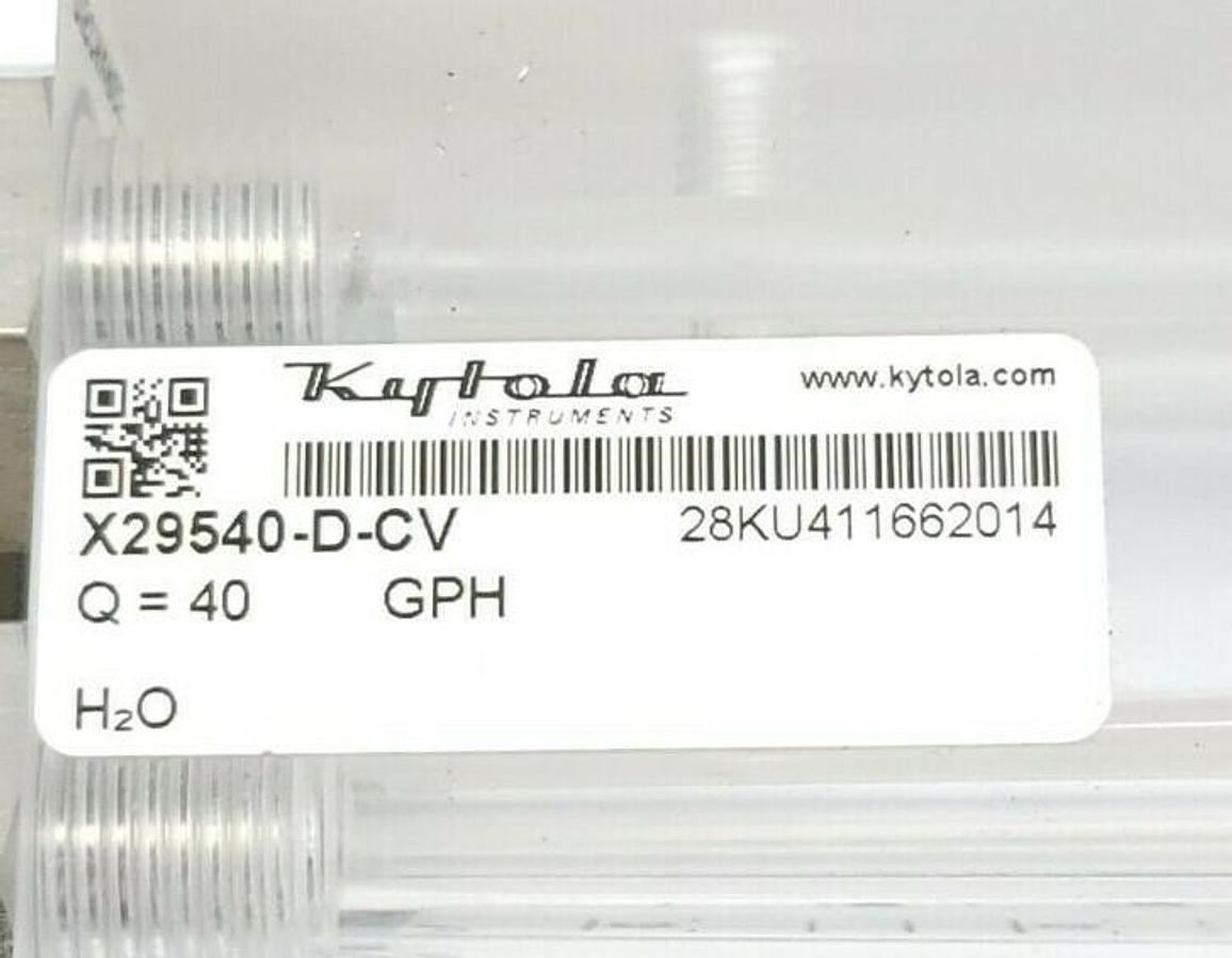 Used NEW KYTOLA X29540-D-CV SEAL GARD II FLOWSERVE GPH FLOWMETER