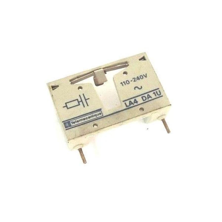 Used TELEMECANIQUE LA4DA1U CONTACTOR RELAY SUPPRESSOR 110-240V, LA4 DA 1U