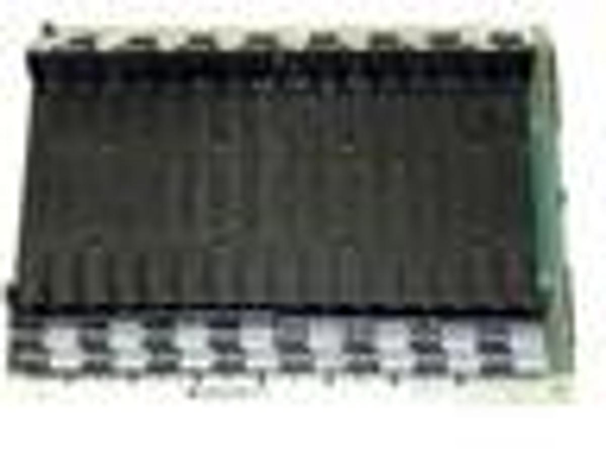 Used TEXAS INSTRUMENTS 500-5848 RACK I/O 14 MODULE BASE ASSY. NO. 2491573-0001