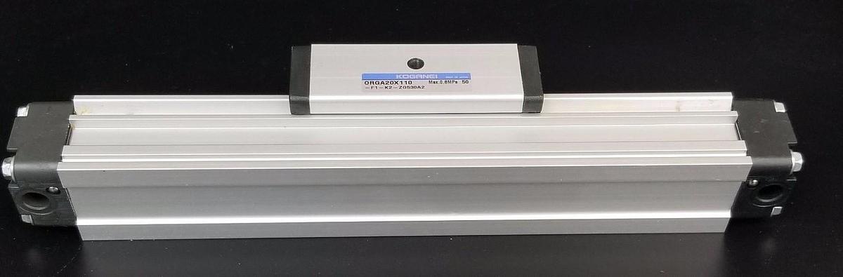 Used NEW KOGANEI ORGA20X110 RODLESS CYLINDER ACTUATOR MAX. 0.8MPa 50