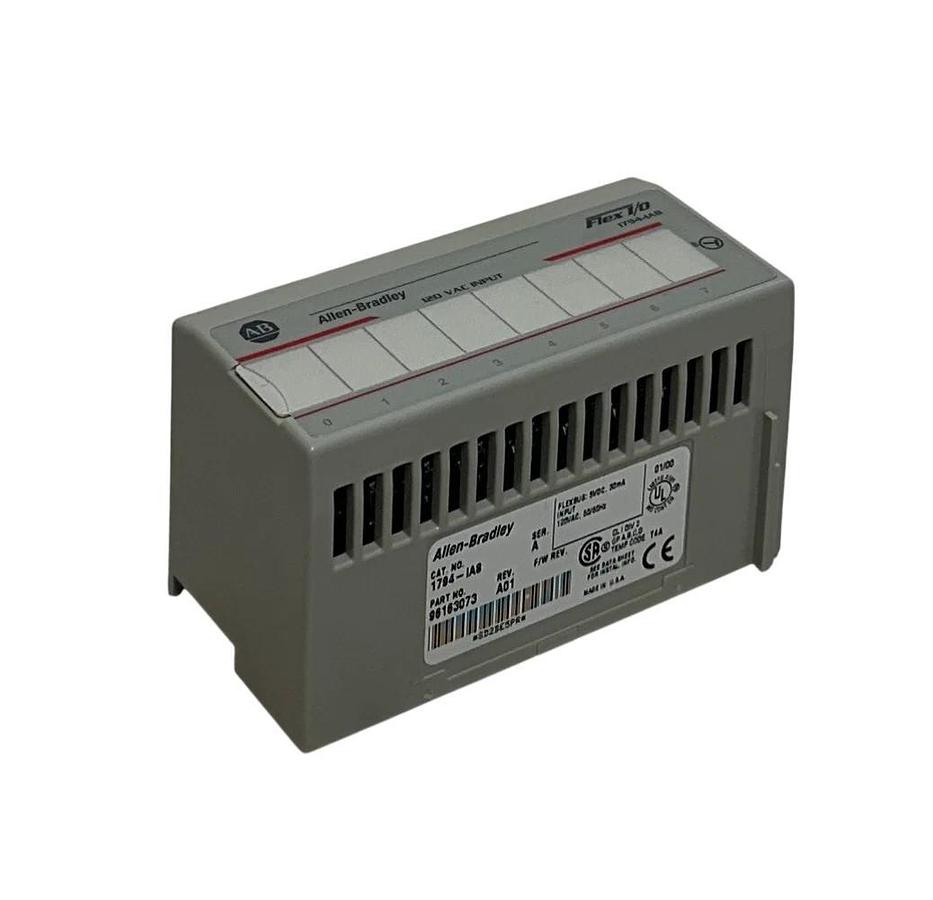 Used ALLEN BRADLEY 1794-IA8 /A Flex I/O Discrete Input MODULE 120VAC 8-Point DIN USNP