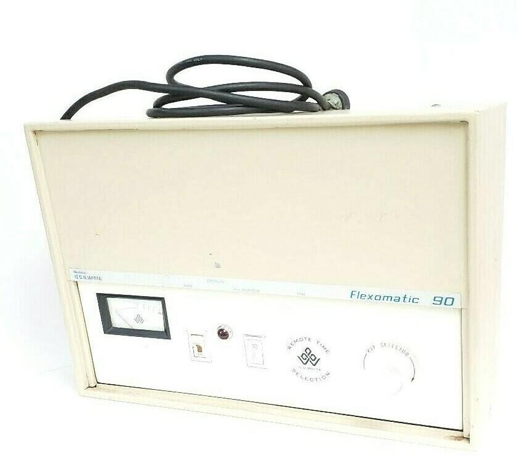 Used PENNWALT S.S. WHITE FLEXOMATIC 90 DENTAL X-RAY UNIT 115V, 20A, 60CY, MODEL 90X