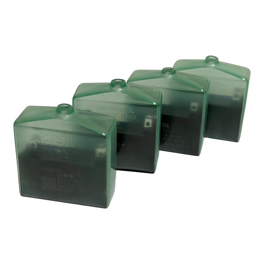 Lot of 4 Oriental Motor CH30BFAUL-C 3uF 450VAC Motor Run Capacitors & Green Caps