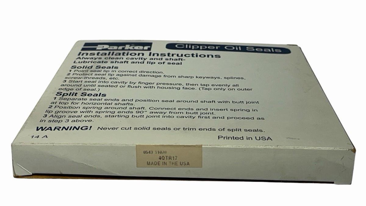 NIB PARKER 0543-11070 CLIPPER OIL SEAL 054311070