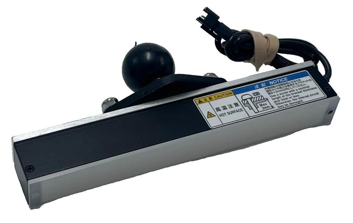 Keyence CA-DBW13 White LED Bar Light 132mm, OP-42282 Diffuser Plate, 1" ram ball