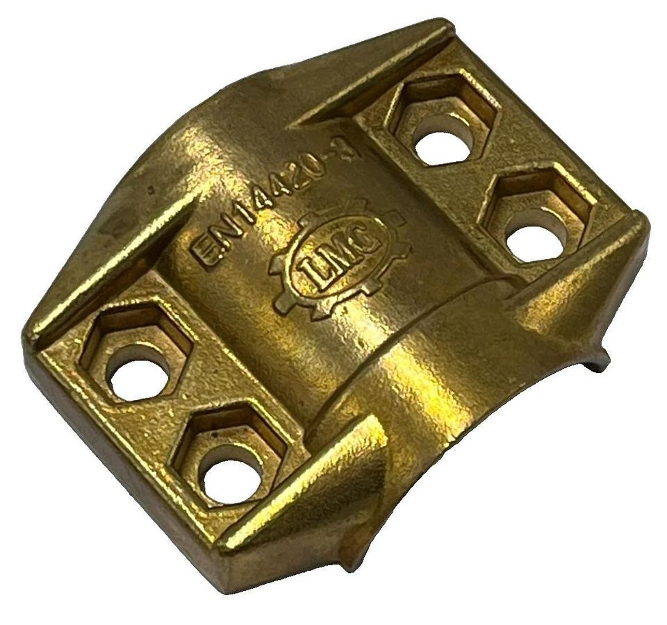 LOT OF 4: LMC EN 14420-3 Safety Clamp Set DN20 PN25 19X6mm Brass CW617N DIN 2817
