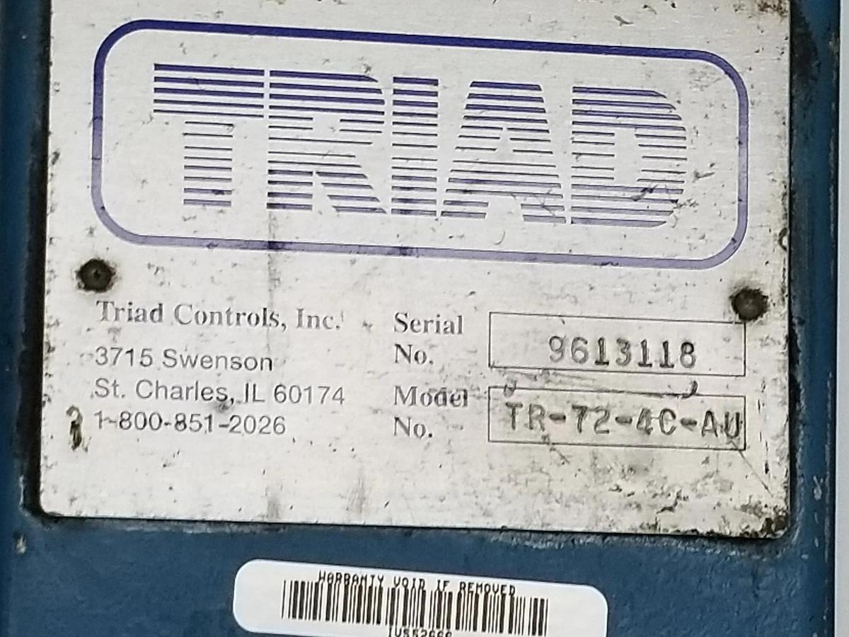 Refurbished TRIAD CONTROLS INC. TR-72-AC-AU LIGHT CURTAIN SET 72" TR72ACAU REPAIRED