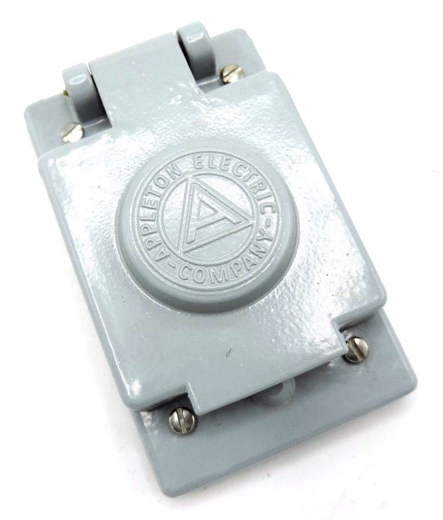 Used NEW APPLETON ELECTRIC FSK SERIES WET LOCATION COVER