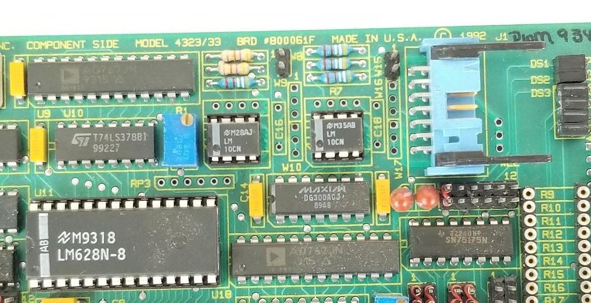 Used TECHNOLOGY 80 INC MODEL 4323/33 PC BOARD, BOARD #800061F, CSI-4