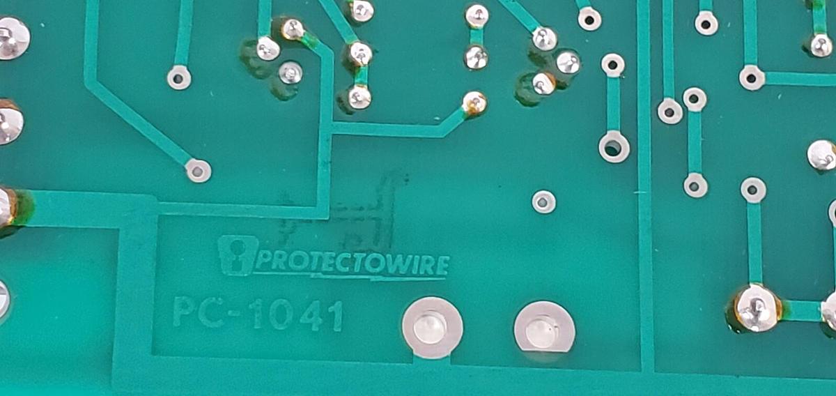 Used PROTECTOWIRE CP-1041-M-HD SERIES ACR-1600 CONTROL PANEL PC-1041