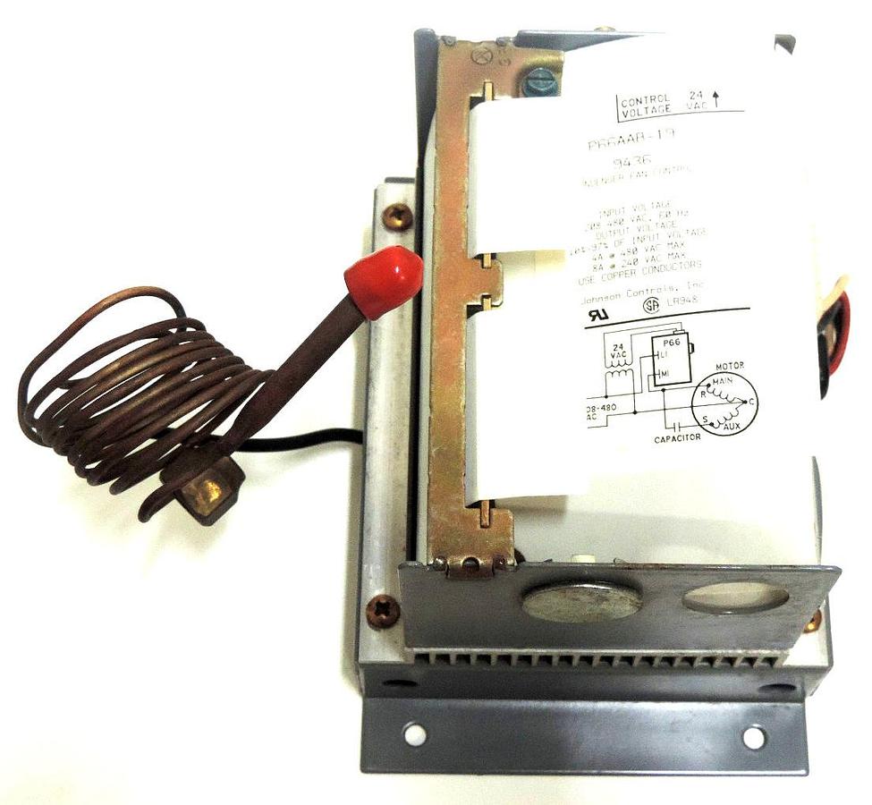 Used NEW JOHNSON CONTROLS P66AAB-19 ELECTRONIC FAN SPEED CONTROL