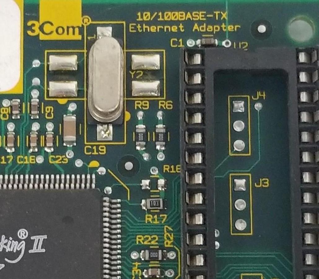Used 3COM 3C905B-TXNM FAST ETHERLINK ADAPTER 3C905BTXNM, 02-0172-004 REV. A