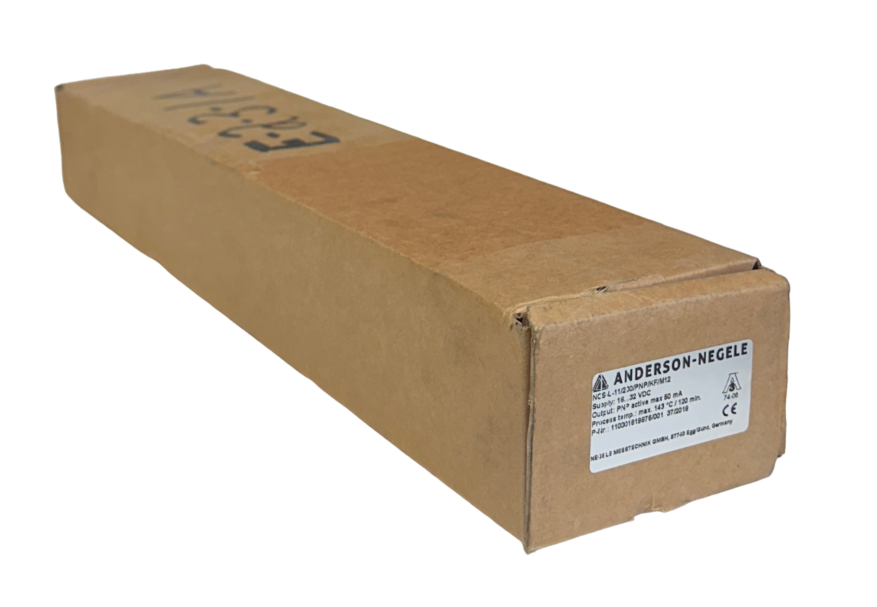 Used ANDERSON-NEGELE NCS-L-11/200/PNP/KF/M12 / 110001819876/001 LEVEL SENSOR NSMP