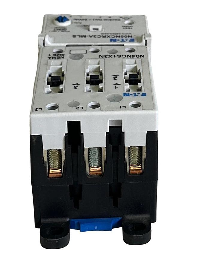 NEW EATON N101CS1C3A-MLS / 3-1584-003A NEMA FVNR SIZE 1 STARTER 27A 24VDC 3-POLE